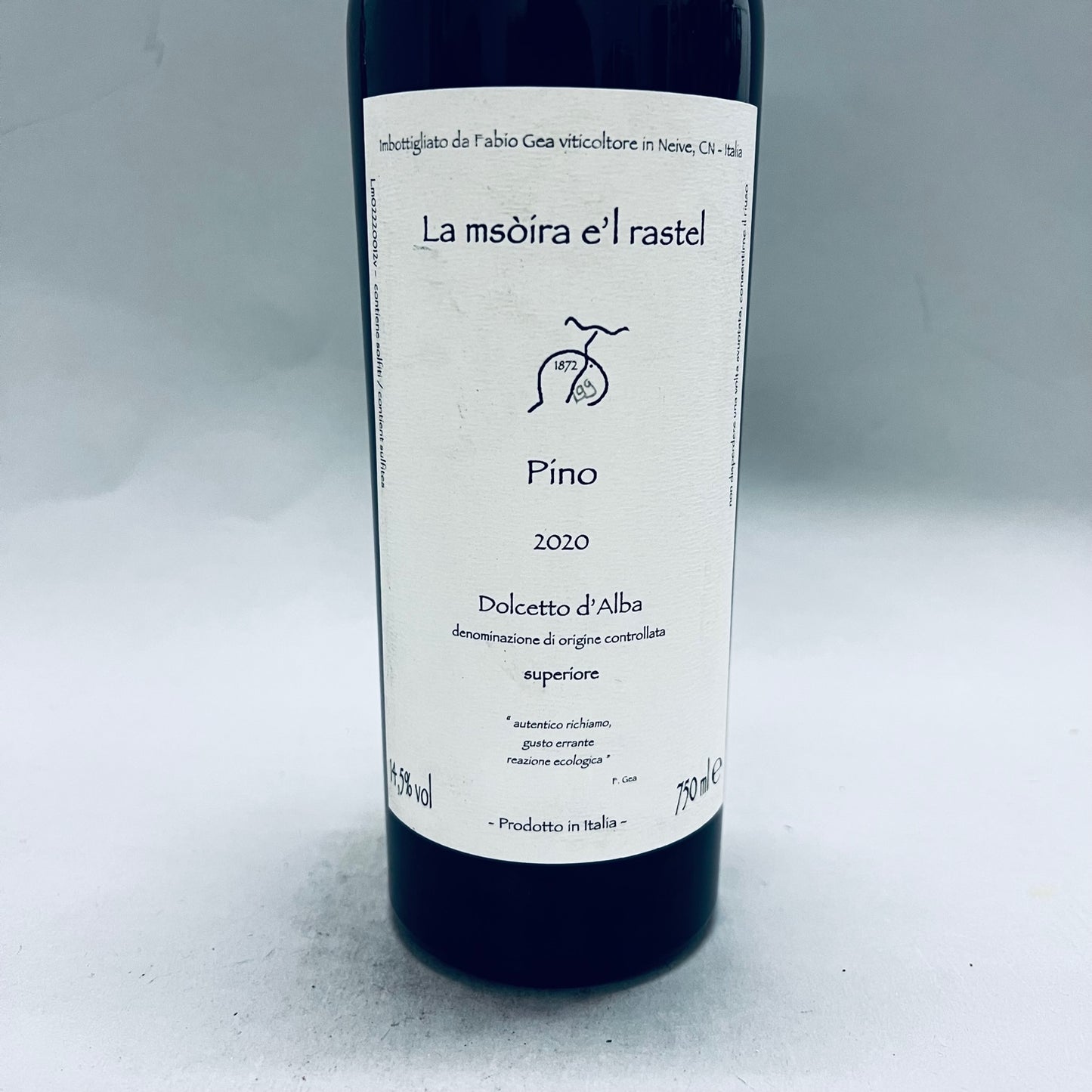 2020 Fabio Gea Pino Dolcetto D'Alba Superiore