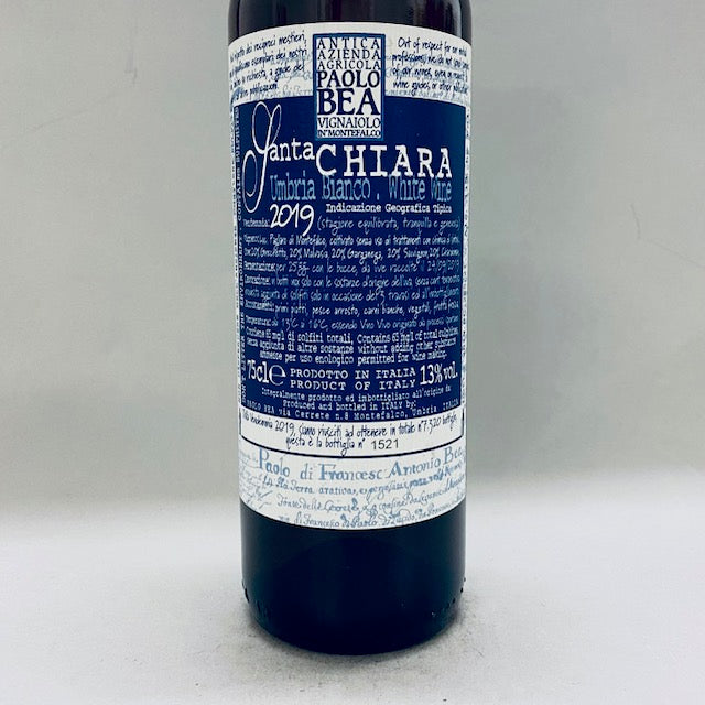 2019 Paolo Bea Santa Chiara Bianco