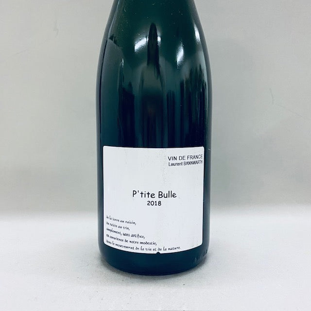 2018 Laurent Bannwarth P'tite Bulles PetNat