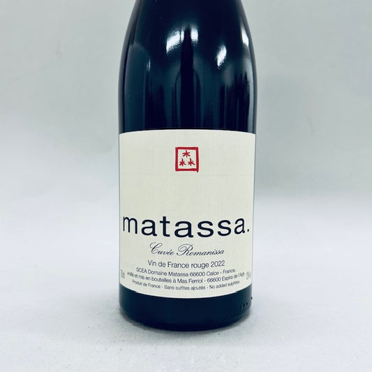 2022 Matassa Romanissa VDR Rouge