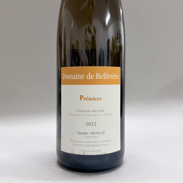 2023 Belliviere Jasnieres Coteau du Loir Blanc "Premices"