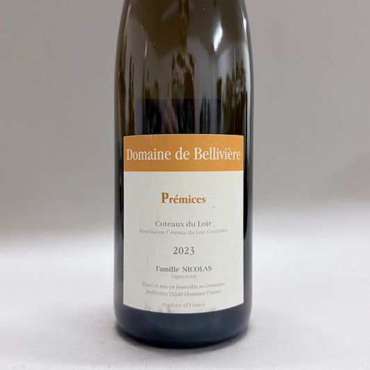 2023 Belliviere Jasnieres Coteau du Loir Blanc "Premices"