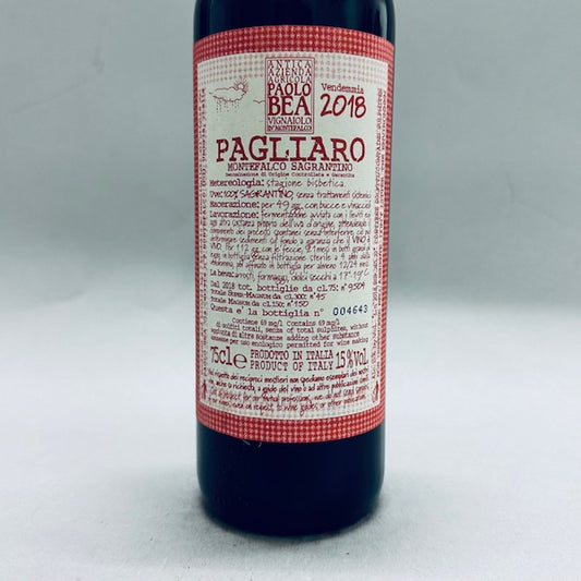 2018 Paolo Bea Pagliaro Montefalco Sagrantino Secco