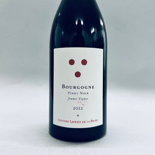 2022 La Pierre Ronde (Antoine Lepetit de la Bigne) Bourgogne Pinot Noir Jeunes Vignes