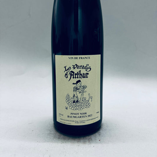 2022 Jean-Francois Ginglinger Le Paradis d'Arthur Pinot Noir