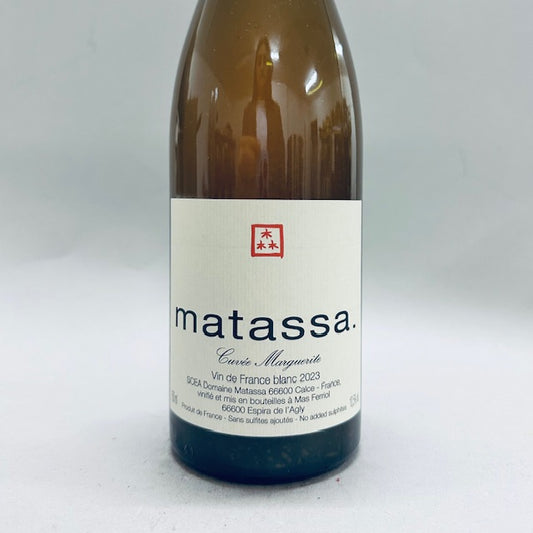 2023 Matassa Cuvee Marguerite Vin de France Blanc