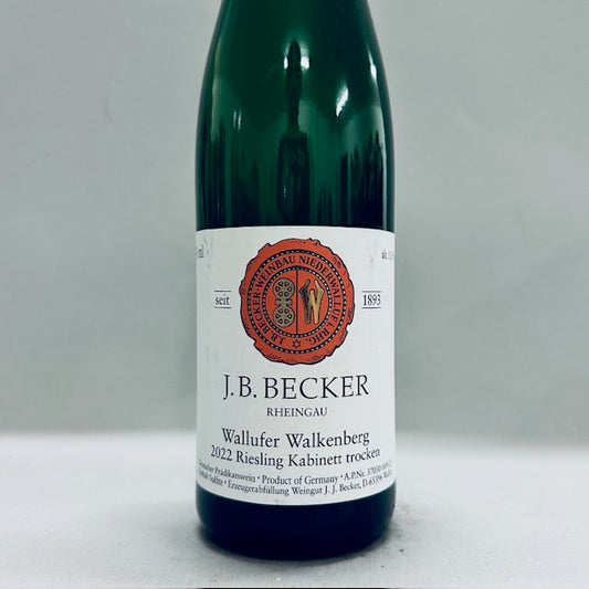 2022 JB Becker Riesling Walkenberg Kabinett Trocken