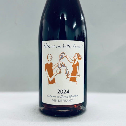 2024 Catherine & Pierre Breton "Elle est pas bulle, la vie?" Brut Rose